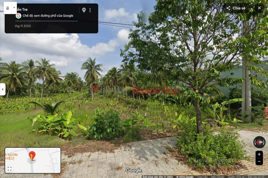 FOR SALE LAND WITH FRONTAGE ON Provincial Road 885, Giong Trom Town, Giong Trom, Ben Tre, Vietnam Sales, đ 5.5 Billion