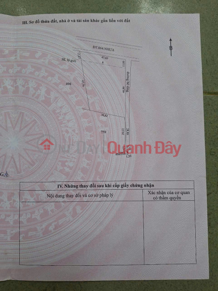 Property Search Vietnam | OneDay | Nhà ở | Niêm yết bán BÁN 3 NỀN LIỀN KỀ TL864 – GẦN NGÃ 4 HƯNG LONG – LÊN FULL THỔ – Giá Tốt