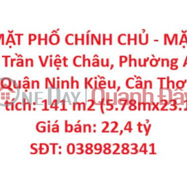OWNER'S STREET FRONT HOUSE - FRONTAGE Tran Viet Chau Street, An Hoa Ward, Ninh Kieu District, Can Tho OWNER'S STREET FRONT HOUSE - FRONTAGE Tran Viet Chau Street, An Hoa Ward, Ninh Kieu District, Can Tho _0