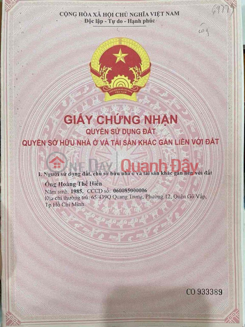 CHÍNH CHỦ Cần Bán Nhanh Lô Đất Đẹp Vị Trí Tại Huyện Củ Chi, TP HCM _0