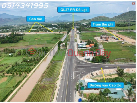 Cam Lam Vinh Hao Expressway intersection. Highway 27A, 20x50m Thanh Son airport 5km, Highway 1 6km _0