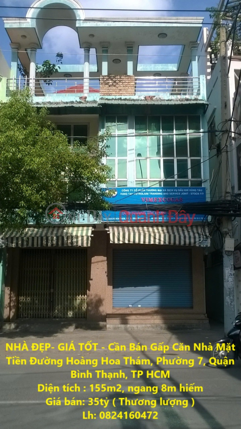 BEAUTIFUL HOUSE - GOOD PRICE - Need to Sell Urgently House Fronting Hoang Hoa Tham, Binh Thanh District, HCMC _0