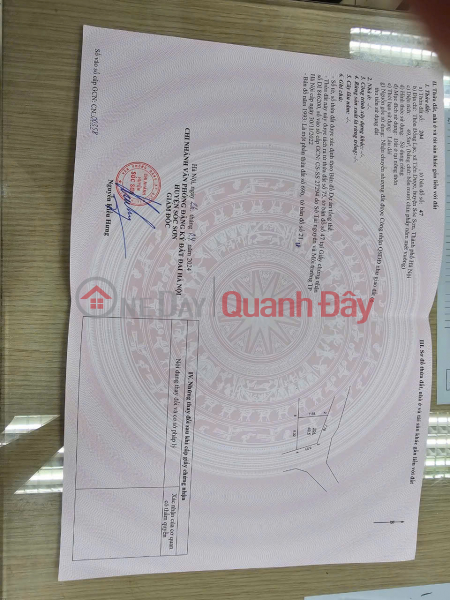 LÔ ĐẤT DT 49.5 M FUN THỔ CƯ ĐẪ QUY HOẠCH LÊ ĐẤT Ở ĐÔ THỊ GIÁ HƠN TỶ , ĐƯỜNG TRƯỚC ĐẤT THÔNG RỘNG 4,5 M Niêm yết bán