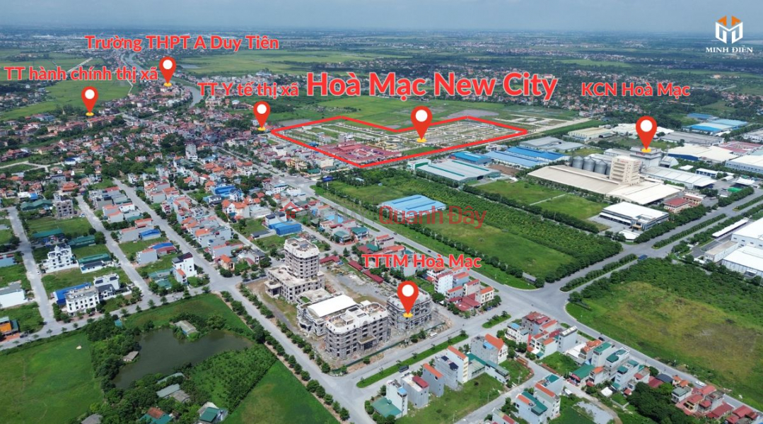 Property Search Vietnam | OneDay | Nhà ở | Niêm yết bán, Quỹ hàng độc quyền dự án KĐT Hòa Mạc New City giá chỉ 19tr/m DT 100m2 sổ đỏ từng lô