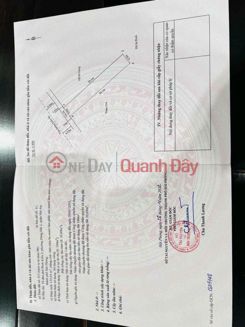 (TRANSFER) Land Plot for Sale, Owned by the Owner, Frontage on Kieu Ha Street, Dong Hai 2 Ward, Hai An District - Hai Phong _0