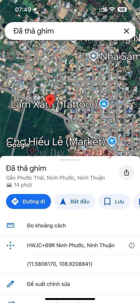 Chính Chủ Cần Bán Nhanh Lô Đất Đẹp Mặt Tiền Đường Nhựa Liên Xã Phước Hậu, Ninh Phước, Ninh Thuận _0