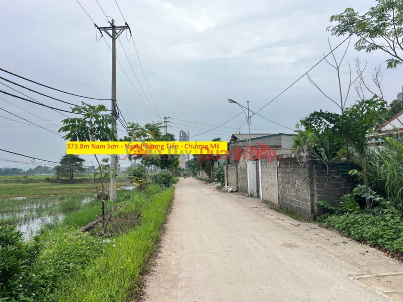 CHÍNH CHỦ BÁN LÔ ĐẤT 373,8M TẠI NAM PHƯƠNG TIẾN-CHƯƠNG MỸ-HÀ NỘI Niêm yết bán
