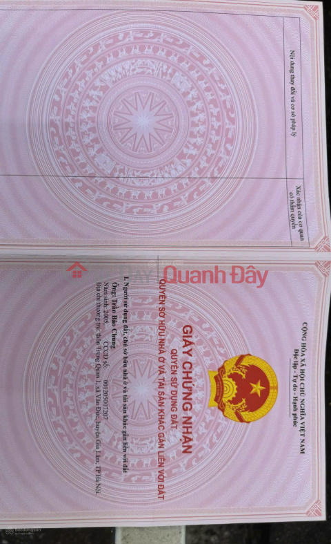 Chính chủ bán đất thôn Xuân Thụy, Xã Kiêu Kỵ, Gia Lâm, Hà Nội _0