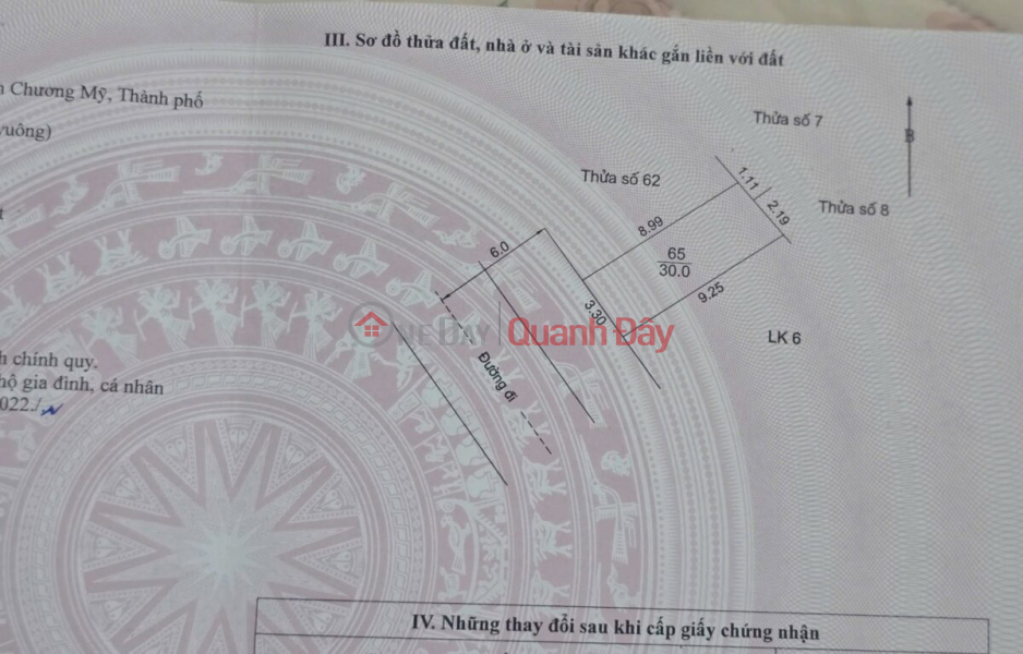 30M2 LAND FOR SALE AT DONG TIA SERVICE - CHUC SON CENTER - CHUONG MY - HANOI | Vietnam Sales, đ 10 Million