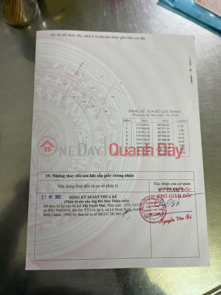 CHÍNH CHỦ CẦN BÁN NHÀ VÀ ĐẤT tại Xã Lê Minh Xuân, Huyện Bình Chánh, TP Hồ Chí Minh | Việt Nam Bán, đ 5 tỷ