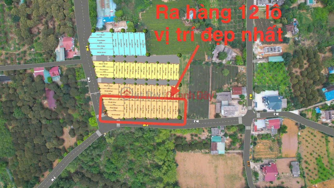 Land for sale adjacent to UTOPIA resort project in Cau Soi, Phu Thanh, Lac Thuy, Hoa Binh. Sales Listings