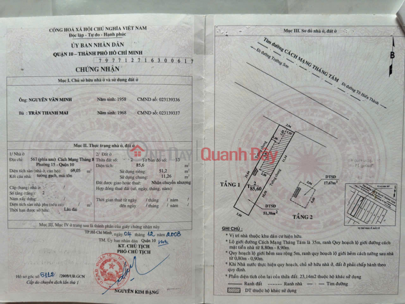 Làm ơn chọn | Nhà ở Niêm yết bán | đ 3,6 tỷ