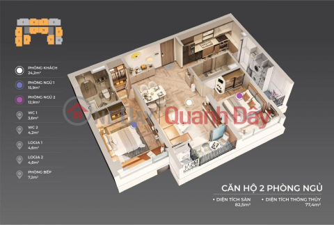 Sở Hữu Ngay Căn Hộ Cao Cấp The Sang Residence nhìn ra Biển Mỹ Khê - Căn 2 Phòng Ngủ _0