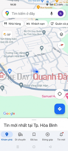 ĐẤT CHÍNH CHỦ cần bán nhanh lô đất vị trí Đẹp Tại Tổ 11 Phường Dân Chủ, Tp Hoà Bình | Việt Nam | Bán, đ 1,8 tỷ