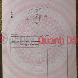 OWNER URGENTLY NEEDS TO SELL LAND LOT OF 75.2m² IN DONG QUANG WARD, THANH HOA CITY - PRICE ONLY 1.35 BILLION _0
