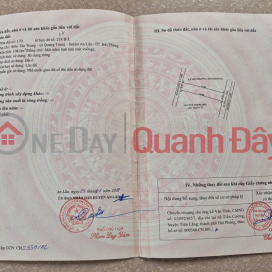 CHÍNH CHỦ CẦN BÁN LÔ ĐẤT ĐẸP TẠI AN LÃO – HẢI PHÒNG _0