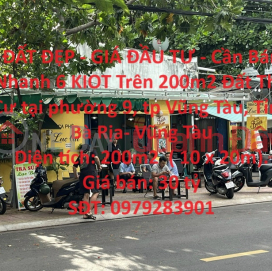 BEAUTIFUL LAND - INVESTMENT PRICE - For Quick Sale 6 KIOT Over 200m2 Residential Land in Vung Tau City _0