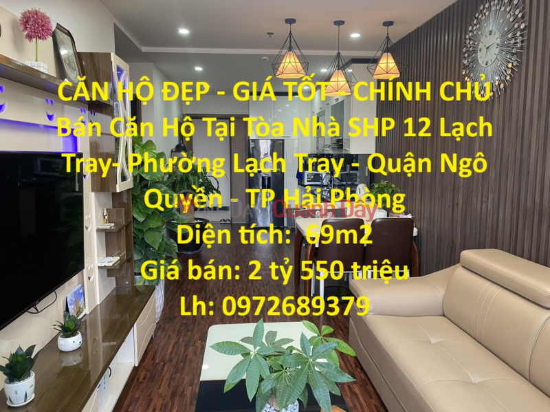 BEAUTIFUL APARTMENT - GOOD PRICE - Apartment for sale by owner in Ngo Quyen district - Hai Phong Sales Listings