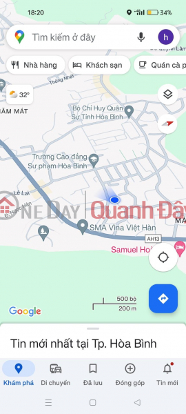 Property Search Vietnam | OneDay | Nhà ở, Niêm yết bán, ĐẤT CHÍNH CHỦ cần bán nhanh lô đất vị trí Đẹp Tại Tổ 11 Phường Dân Chủ, Tp Hoà Bình