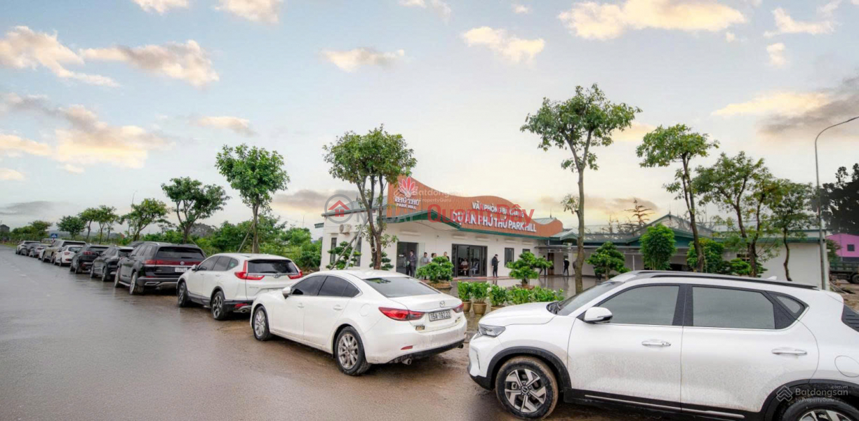 đ 1.77 Billion 1.77 billion VND, land title deed handed over, 90m2 - 4.5m frontage \\/ 9m road - 3m sidewalk at Phu Thu Park Hill project.