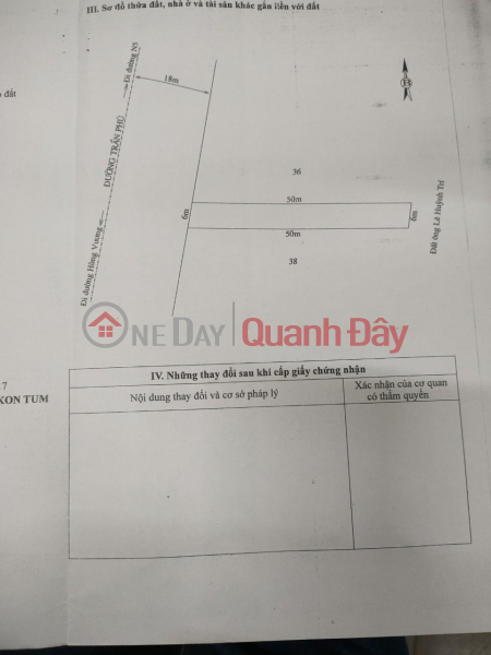Property Search Vietnam | OneDay | Residential | Rental Listings GENERAL FOR SALE QUICKLY Land Lot Good Location at Tran Phu Street, Hamlet 6, Pleikan Town, Ngoc Hoi District, Province
