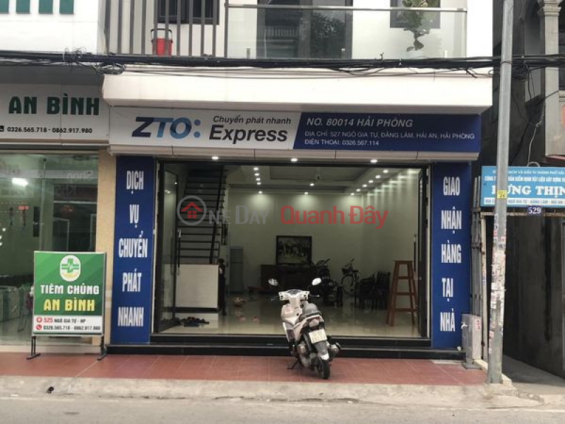 The owner leases the first floor for business at 527 Ngo Gia Tu, Dang Lam, Hai An, Hai Phong Rental Listings