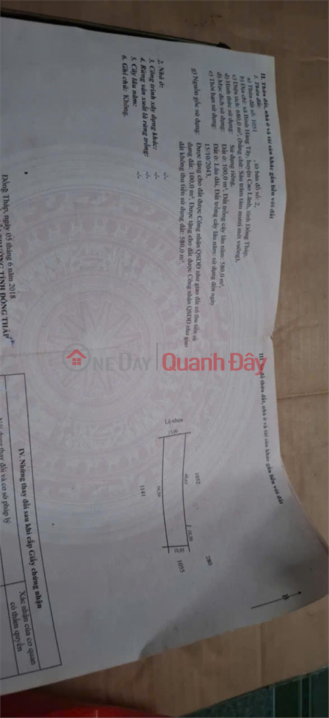 GIÁ TỐT - CHÍNH CHỦ Cần Bán Nhanh Lô Đất Vị Trí Tại Cao Lãnh, Tỉnh Đồng Tháp _0