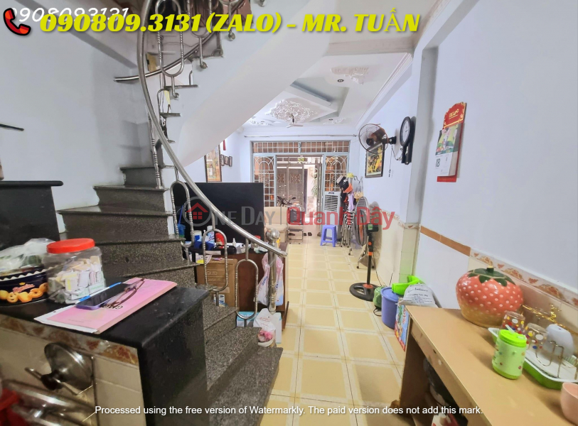 Property Search Vietnam | OneDay | Nhà ở, Niêm yết bán, T3131-Bán Nhà Quận 3 - 40m2 Rạch Bùng Binh - 3 Tầng , 4 PN - 4WC giá 4 tỷ 350