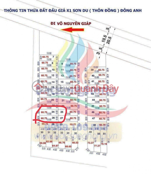 AUCTION IN DONG VILLAGE, NGUYEN KHE - CORE OF VINTECH SOFTWARE PARK Sales Listings