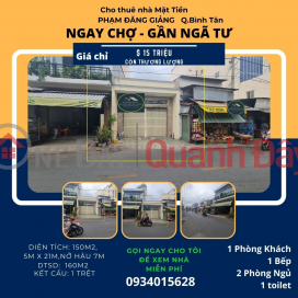 House for rent in front of Pham Dang Giang, 150m2, 15 million - RIGHT IN THE MARKET _0