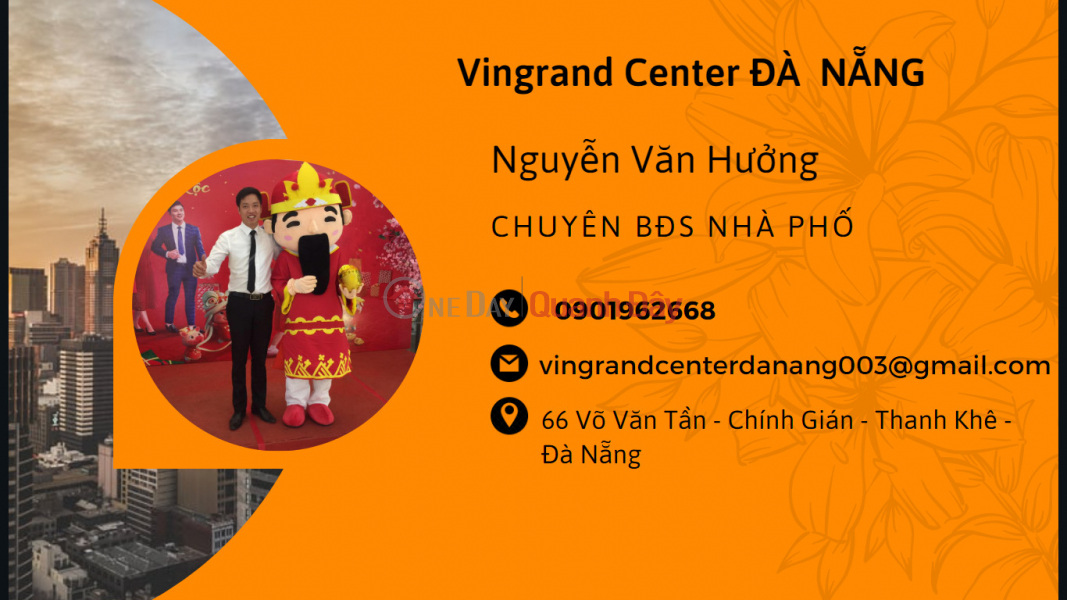 Property Search Vietnam | OneDay | Nhà ở | Niêm yết bán | Bán nhà 3 tầng đường Hàn Thuyên - Hoà Cường Bắc - Hải Châu.Giá 7,5 tỷ
