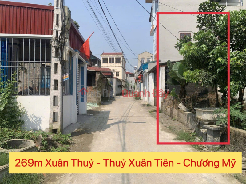 CHÍNH CHỦ BÁN LÔ ĐẤT 269M TẠI THỦY XUÂN TIÊN-CHƯƠNG MỸ-HÀ NỘI Niêm yết bán