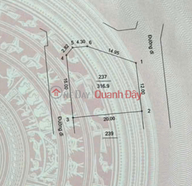 Property Search Vietnam | OneDay | Nhà ở | Niêm yết bán Chỉnh chủ bán gấp đất BT tại khu BT Phú Gia, HN -Lô góc 3 mặt đường