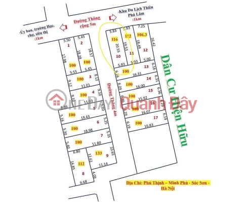 ĐẤT ĐẸP - GIÁ TỐT - Bán Nhanh Lô Đất Full thổ cư tại huyện Sóc Sơn, Hà Nội _0