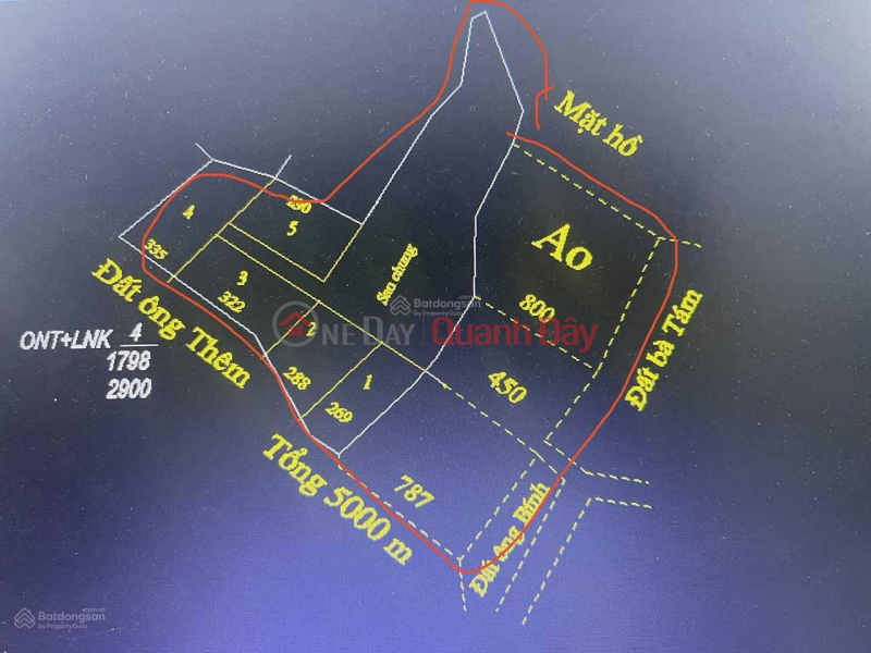 Chính chủ cần bán 5000m² đất view Hồ Núi Cốc – trong đó có 720m2 thổ cư tại Thái Nguyên Việt Nam, Bán, đ 6 tỷ