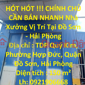 HOT!!! GENERAL FOR SALE FAST Factory Location In Do Son - Hai Phong _0