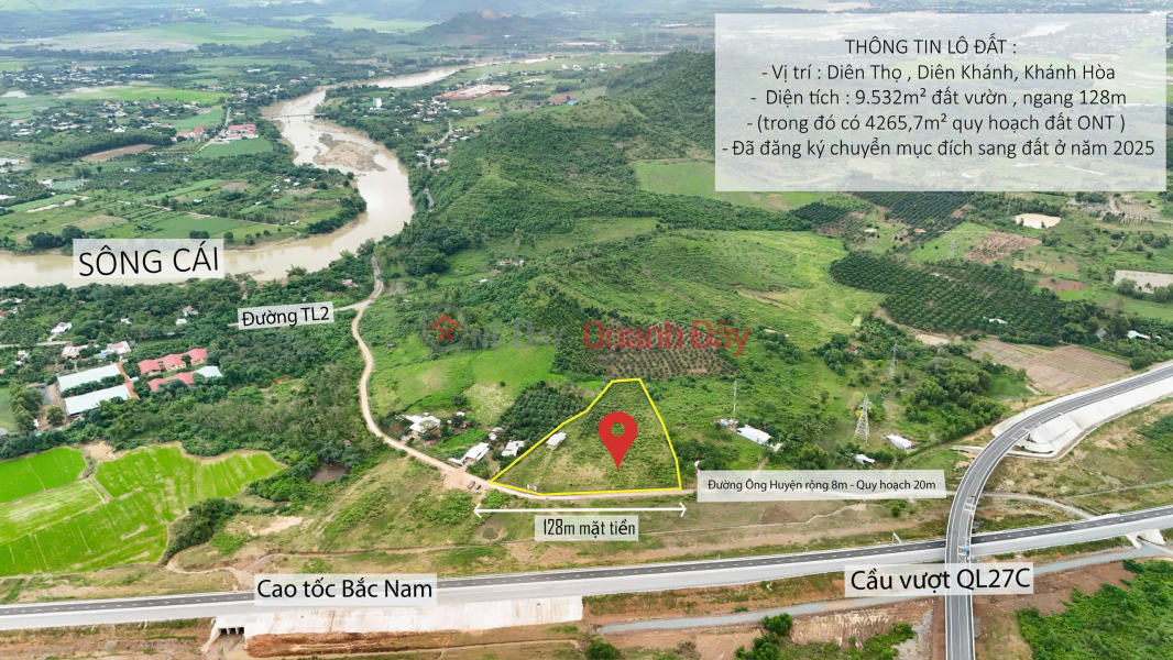 Liquidation price is 40% lower than bank valuation. Frontage of Ong Huyen asphalt road, Residential land planning. Inter-regional connection only Sales Listings