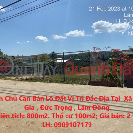 Owner Needs to Sell a Land Lot in a Prime Location in Ninh Gia Commune, Duc Trong, Lam Dong _0