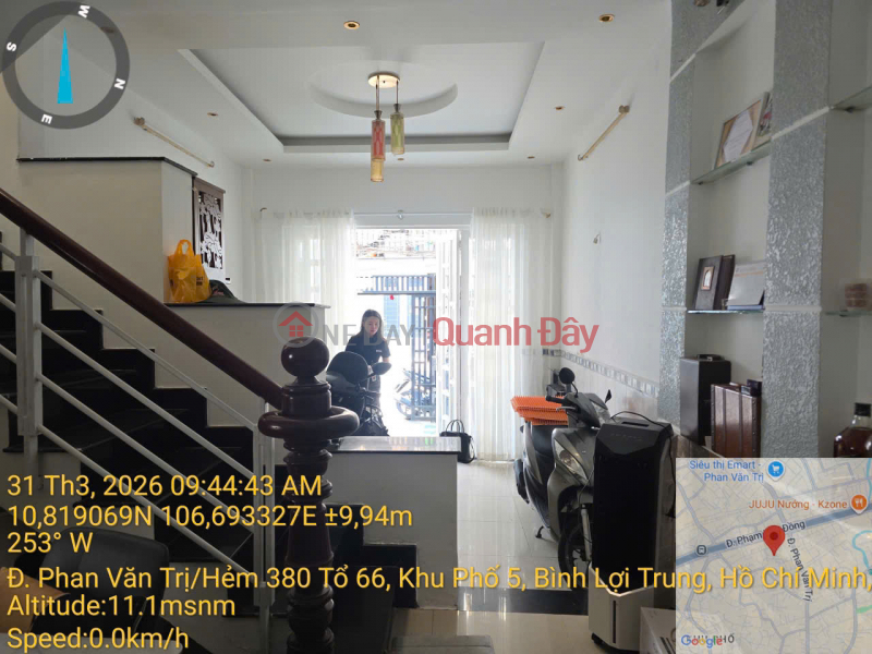 đ 6 tỷ, Bán nhà phố căn góc 2 mặt thoáng Phan Văn Trị- Không gian sống hiếm có tại Bình Thạnh