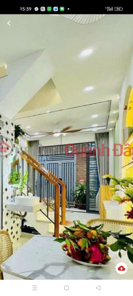 Urgent sale of sparkling new house with free furniture Pham Van Chieu Go Vap 4.75 billion, 39 m2, 2 floors, car alley Sales Listings