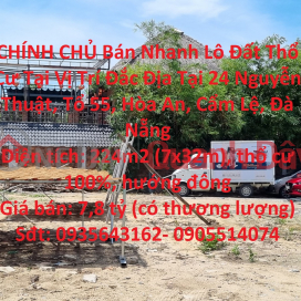 OWNER Quick Sale of Residential Land Lot In Prime Location In Cam Le - Da Nang _0