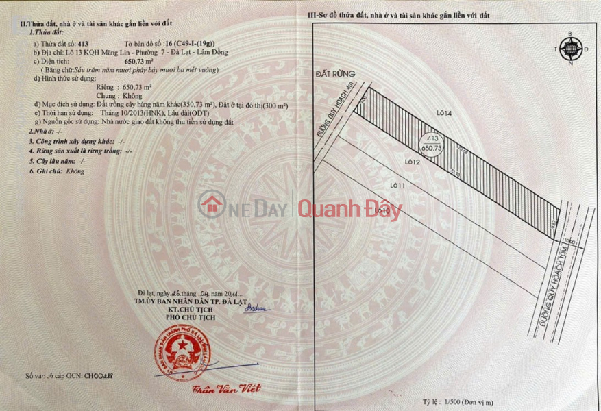 Chính chủ bán siêu phẩm đất nghỉ dưỡng Manglin - Langbiang, Đà Lạt - Đối diện Mây Lang Thang | Việt Nam, Bán, đ 8 tỷ