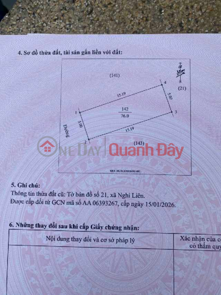 Property Search Vietnam | OneDay | , Niêm yết bán | bán 2 lô đất xóm bắc liên nghi liên