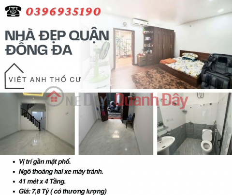 House for sale in Hao Nam, Dong Da_Near the street frontage_Full amenities_41mx4T_Price: 7.8 billion_Contact: 0396935190 _0