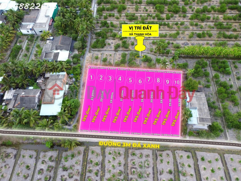 A prime property - Beautiful residential land for sale in Hamlet 5, Thanh Hoa, Ben Luc, area 195m2, ideal for investment. _0