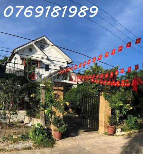 SUPER PRODUCT - BEAUTIFUL 2-STOREY HOUSE - Thanh Lam Residential Area, Hue City - no flood, Area 242m2, 4 billion 468 million _0