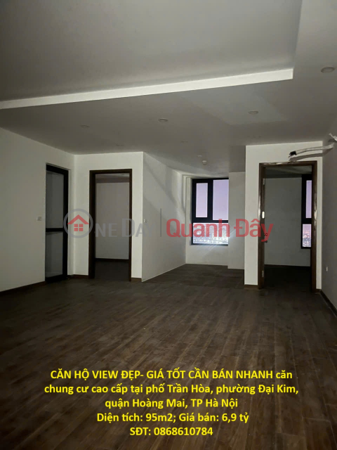 APARTMENT WITH NICE VIEW - GOOD PRICE, NEED TO SELL QUICKLY. Luxury apartment in Hoang Mai district, Hanoi city. _0