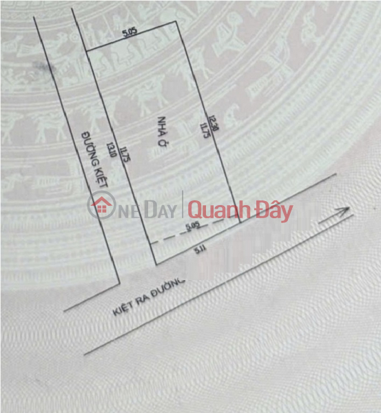 ► Nhà Lô góc sát Mặt Tiền Đỗ Bá, 65m2, C4, 5.x tỷ Niêm yết bán