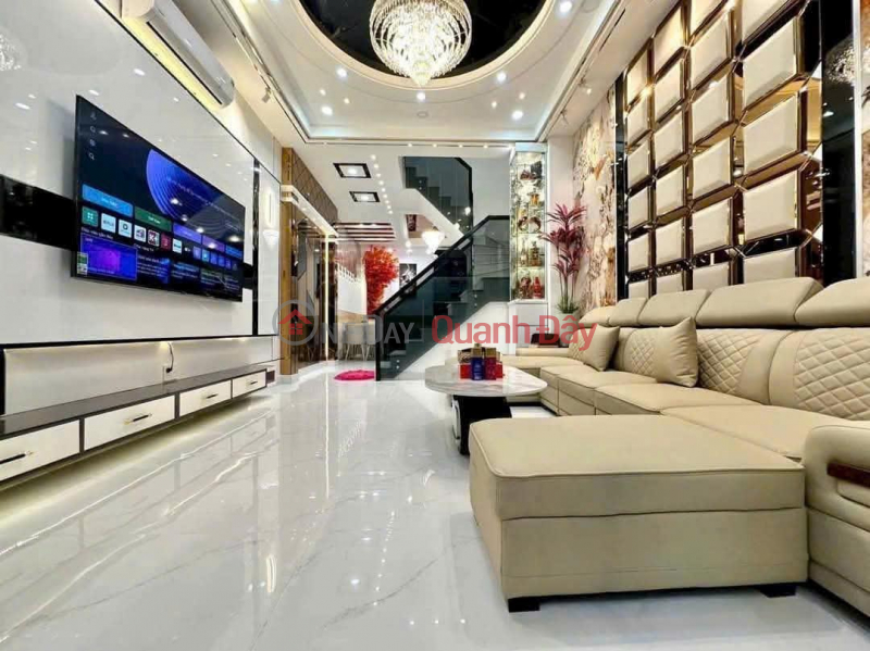 Stunning 4-story house on Huynh Thi Dong street, with indoor parking for a car, priced at over 9 billion VND. Sales Listings