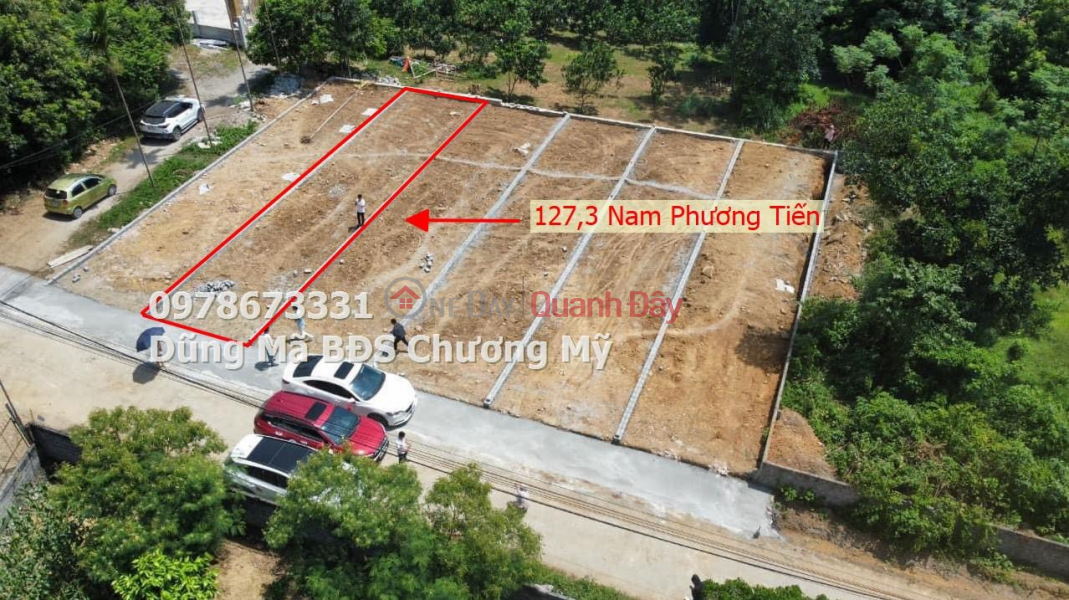 GIÁ CHỈ 1TY3 SỞ HỮU LÔ ĐẤT ĐẸP TẠI NAM PHƯƠNG TIẾN-CHƯƠNG MỸ Niêm yết bán